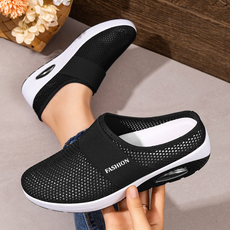 Wedge Espadrille Women - Women Hollow Mesh Mules Slip On