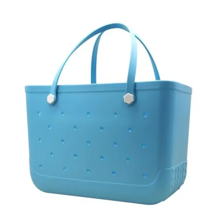 Tote Bag Beach - X-Large Waterproof Sandproof Rubber Beach Tote