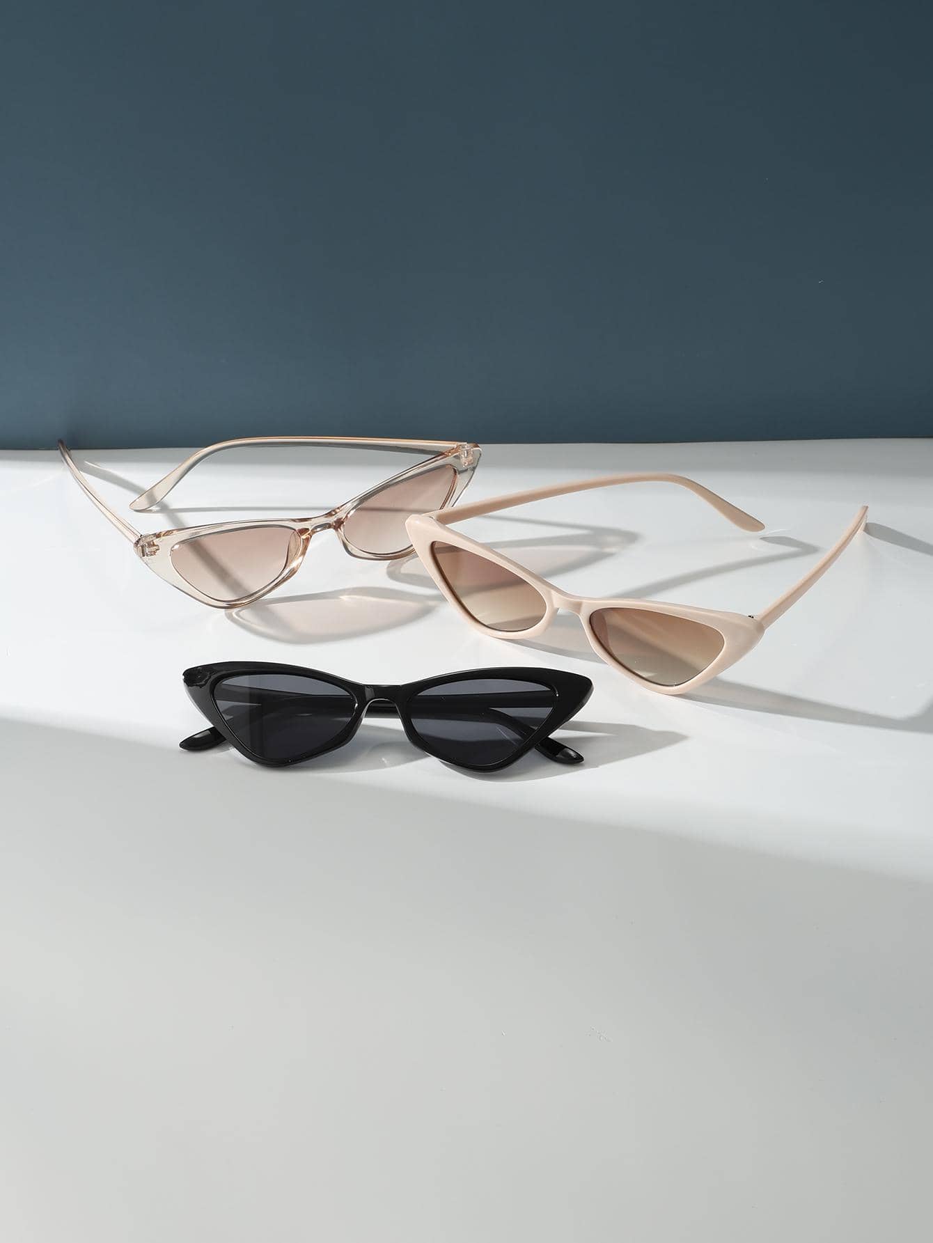 Sunglasses Cat Eye - 3 Pcs Retro Cat Eye Small
