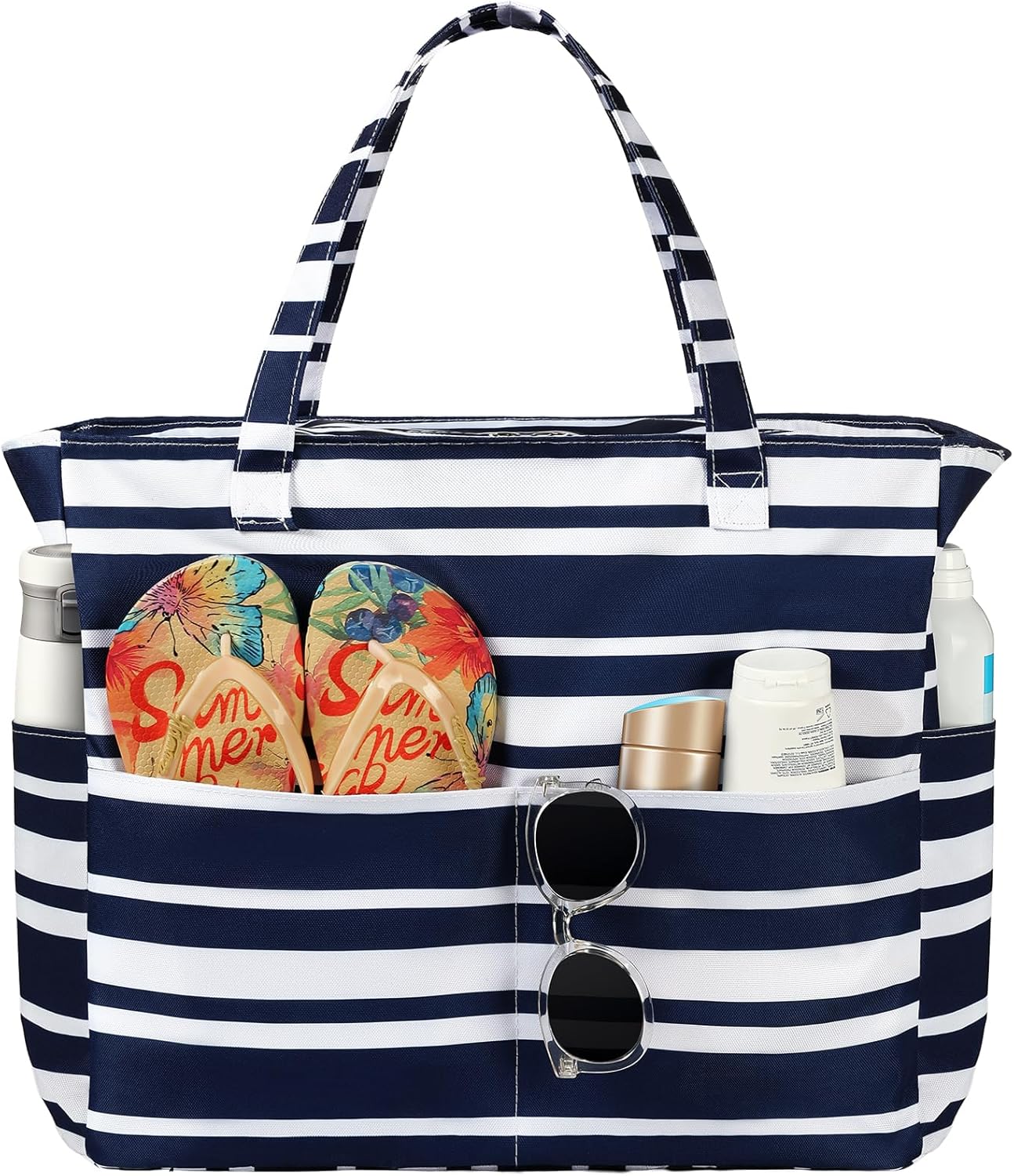 Tote Bag Beach - Waterproof Sandproof Beach Tote Bag for