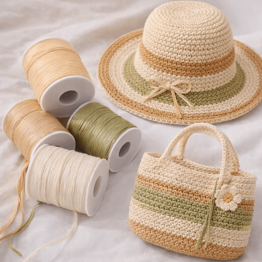 Crochet Bag Raffia - High Quality Premium Quality 120M Per