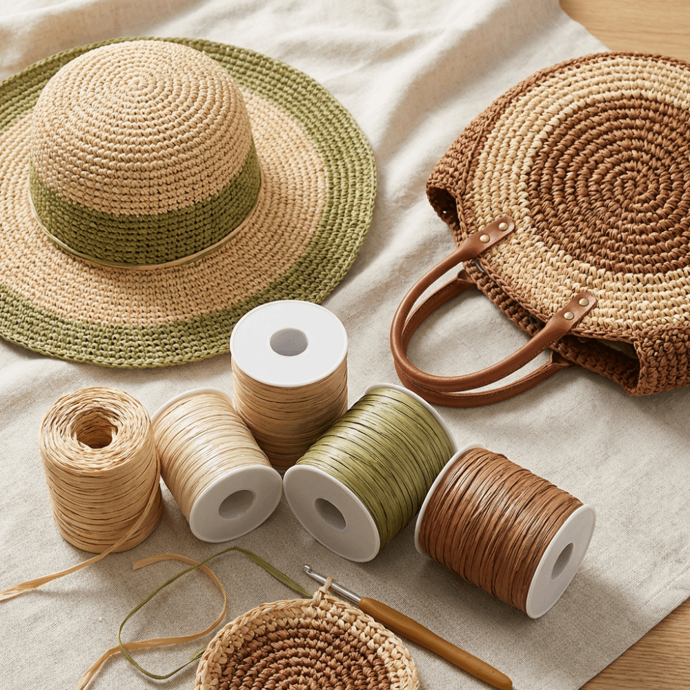 Crochet Bag Raffia - Premium Quality 120M Per Roll Raffia