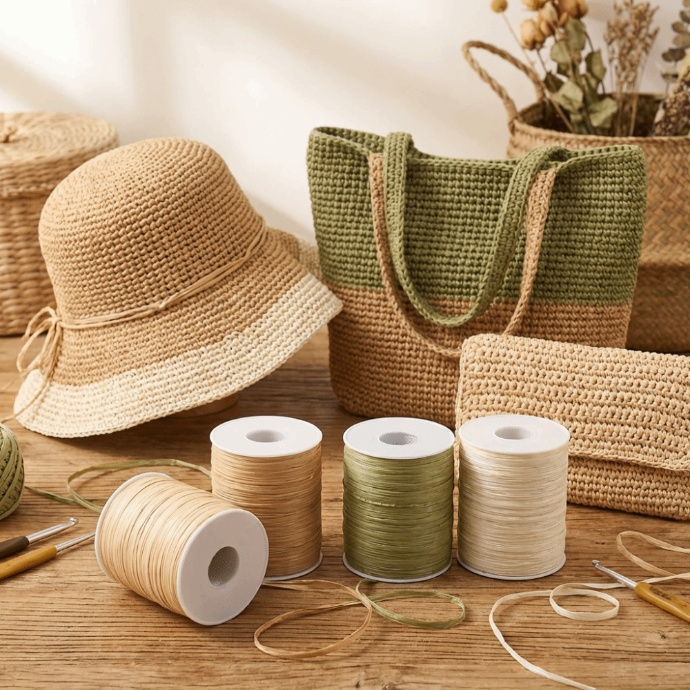 Crochet Bag Raffia - Premium Quality 120M Per Roll Raffia