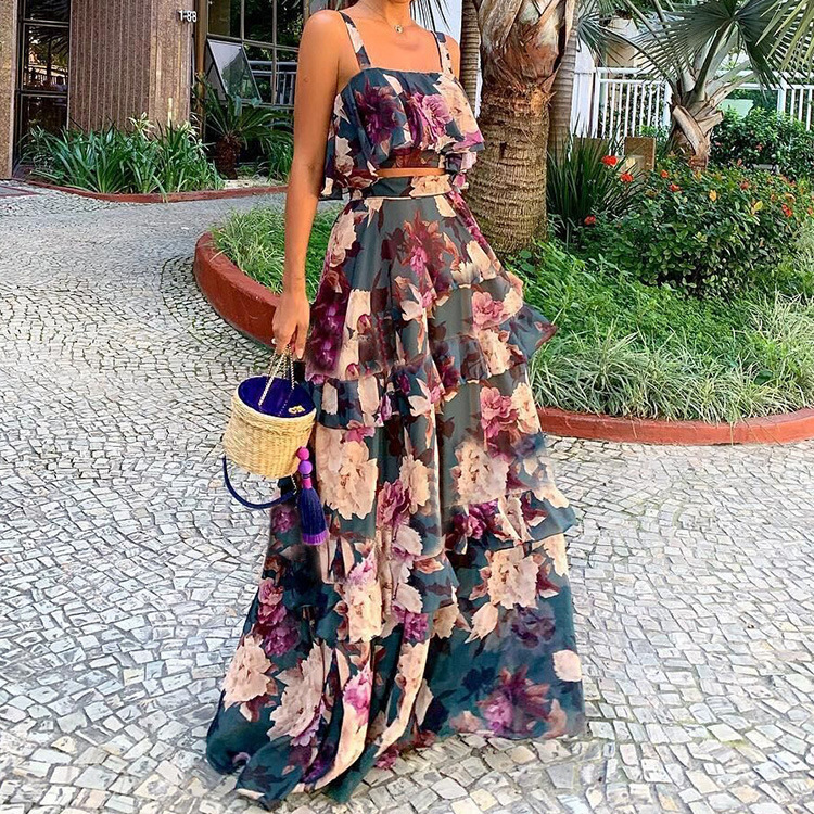 Women's Two Piece Outfits Flor - مراجعة Romper Floral Print وسعره