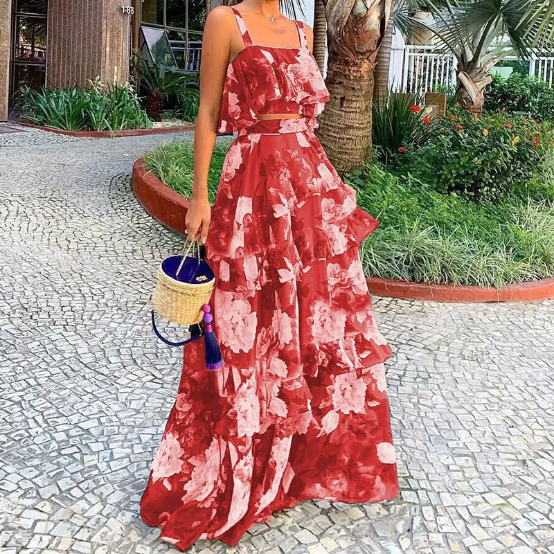 Women's Two Piece Outfits Flor - مراجعة Romper Floral Print وسعره