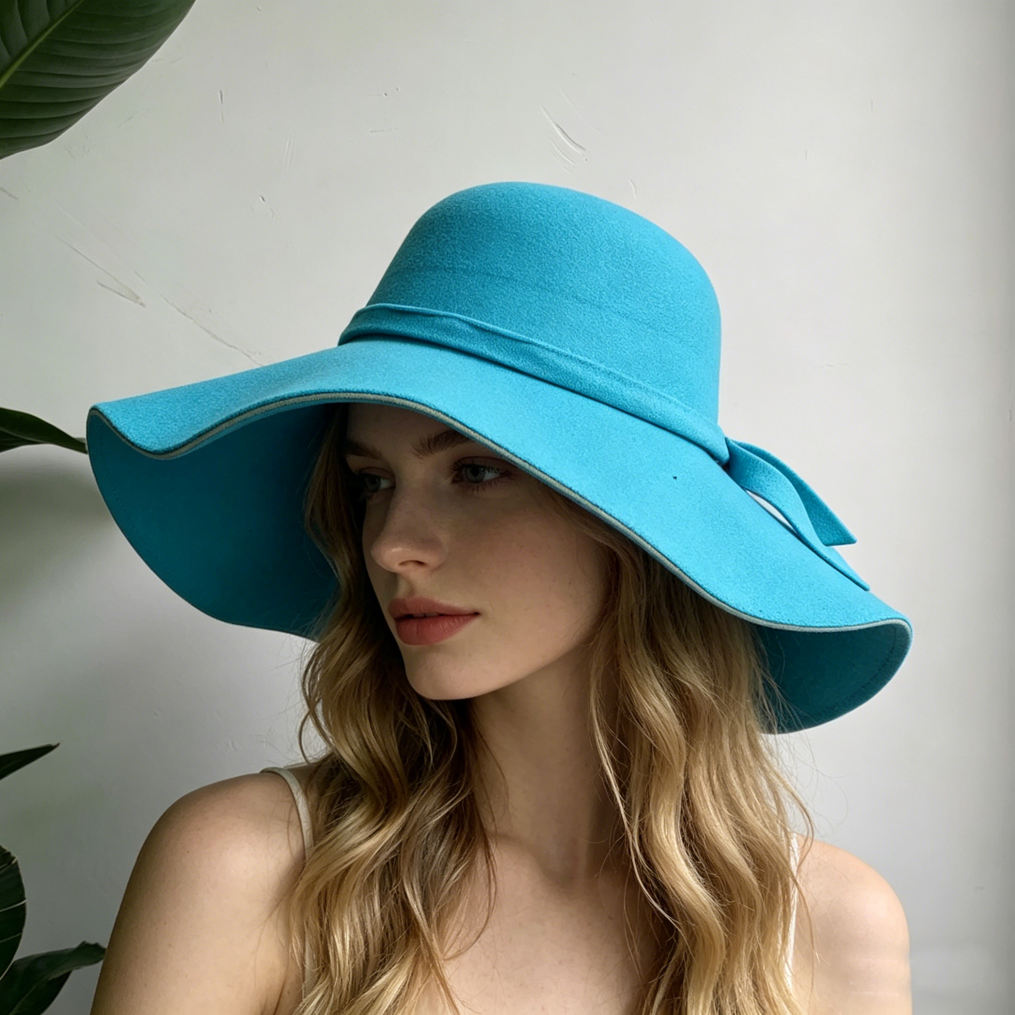 Women Fedora Hat Vintage Lady  - مراجعة Hat Floppy Wide وسعره
