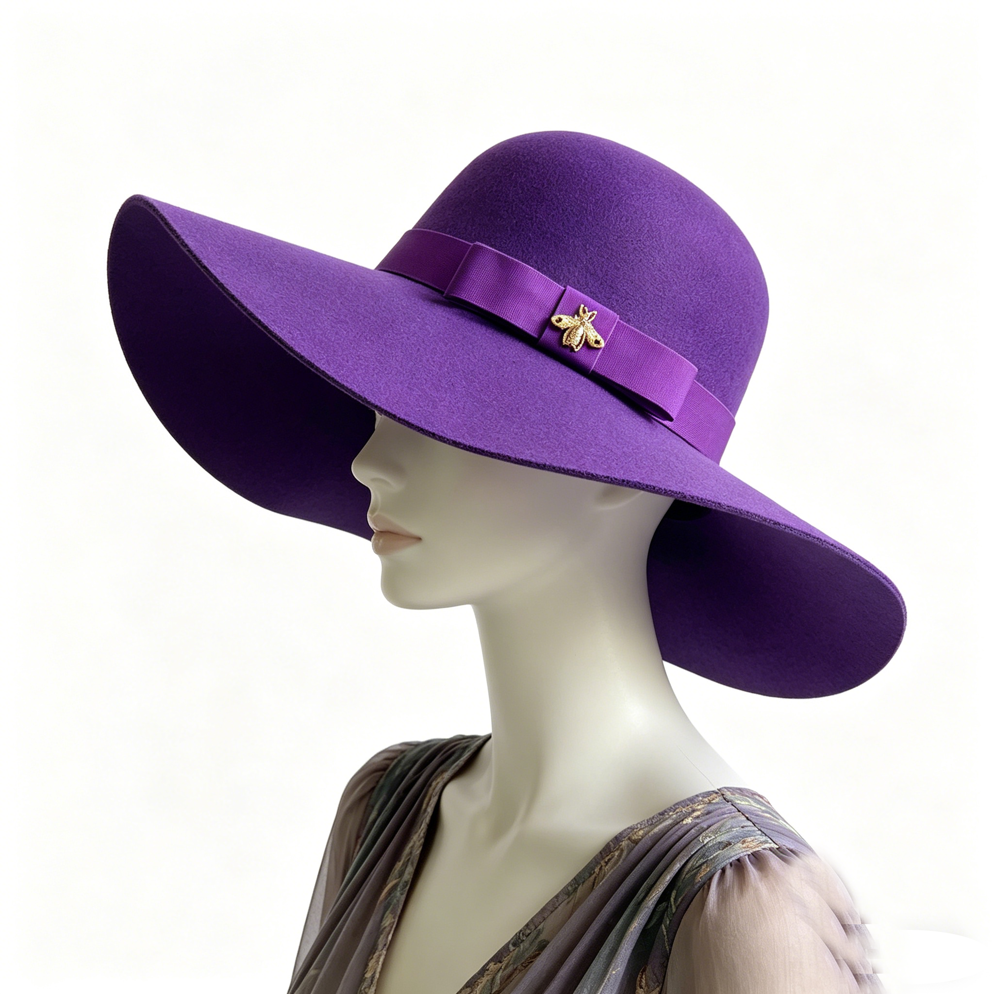 Women Fedora Hat Vintage Lady  - مراجعة Hat Floppy Wide وسعره