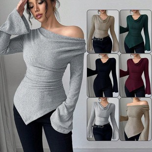 Women's Blouse Longsleeve Soli - مراجعة Blouse Off Shoulder وسعره