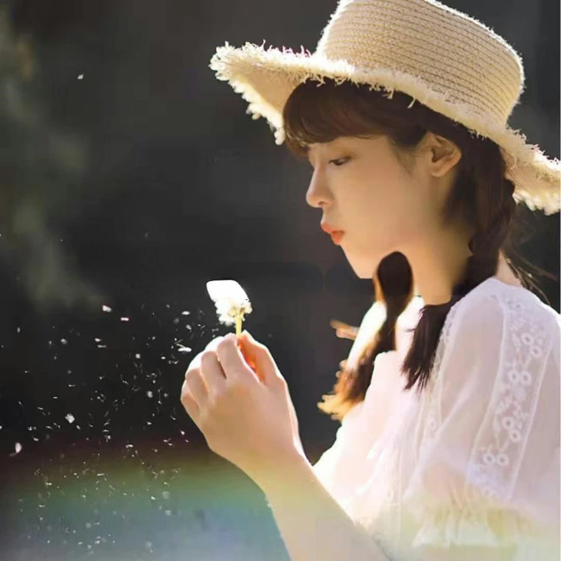 Japanese Cute Raffia Woven Sun - مراجعة Hat Floppy Wide وسعره