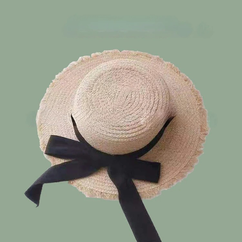Japanese Cute Raffia Woven Sun - مراجعة Hat Floppy Wide وسعره