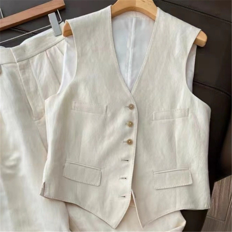 Summer Cotton Linen Women's Se - مراجعة Linen Pant Wide وسعره