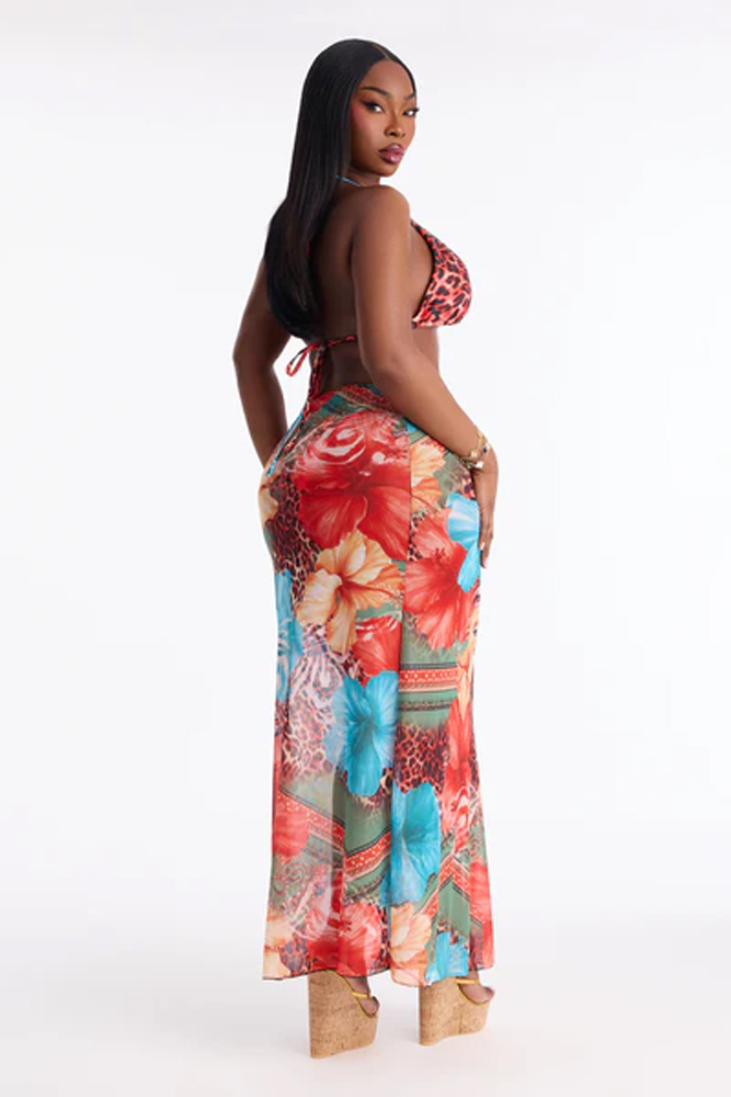 Women Plus Size Summer Boho Fl - مراجعة Maxi Dress Halter وسعره