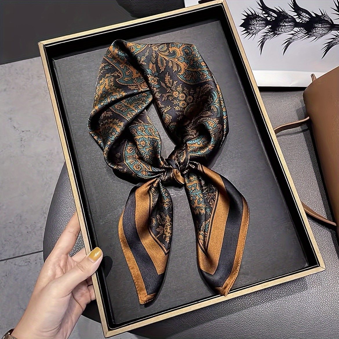 Fashionable Imitation Silk Sca - مراجعة Headband Summer Knit وسعره