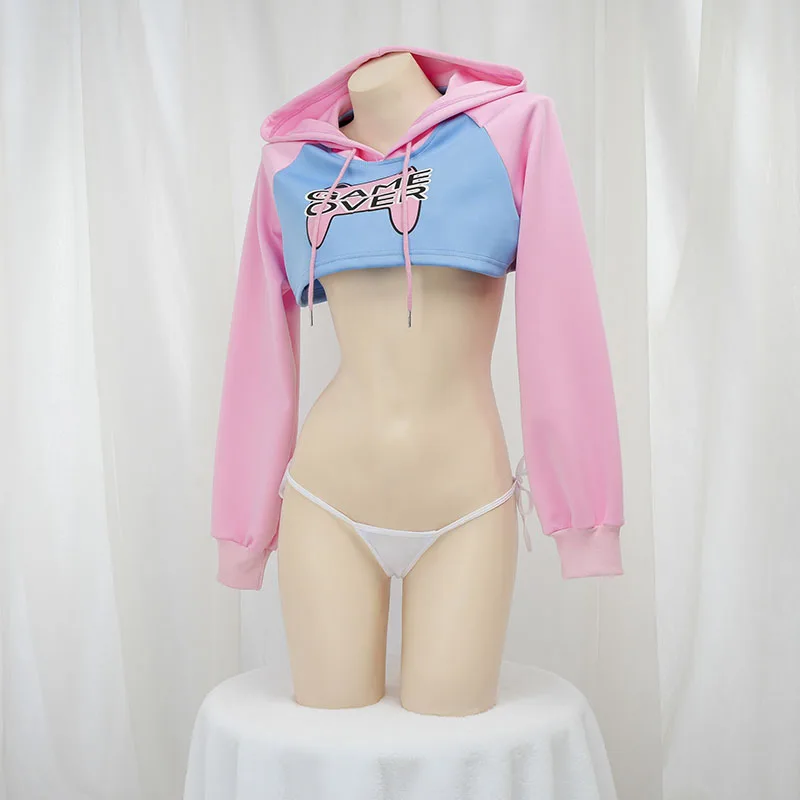 Cute Long Sleeve Crop Top Hood - مراجعة Crop Top Crochet وسعره