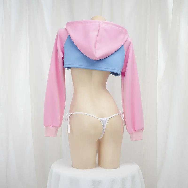 Cute Long Sleeve Crop Top Hood - مراجعة Crop Top Crochet وسعره