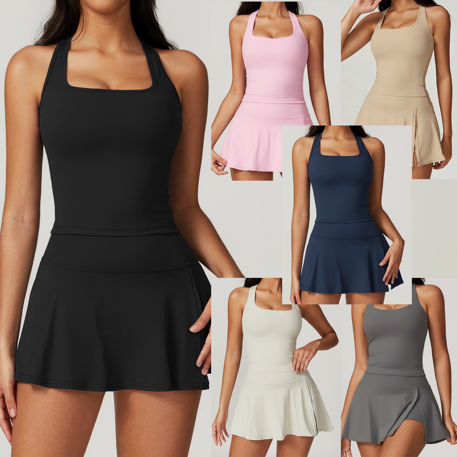 2 Piece Tennis Dresses for Wom - مراجعة Crop Top Crochet وسعره