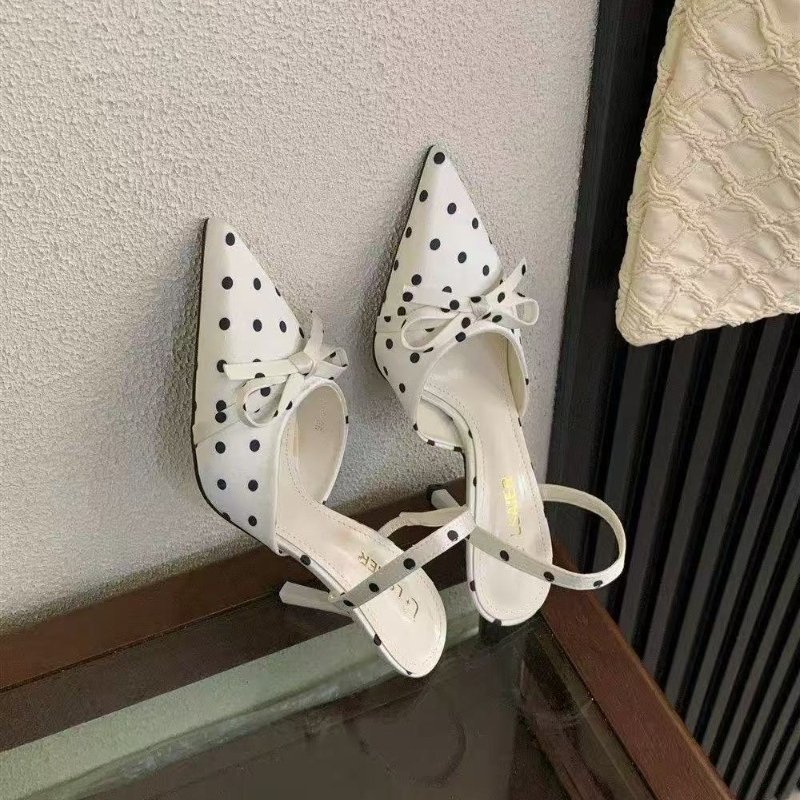 Spring and Summer New French P - مراجعة Sandal Strappy Heeled وسعره