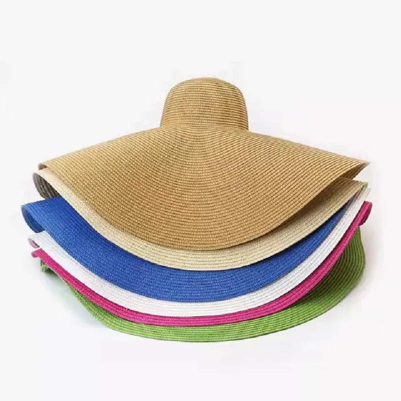 Oversized Beach Straw Hats for - مراجعة Hat Floppy Wide وسعره