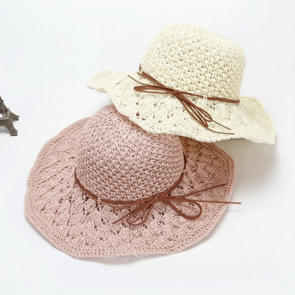 Handwoven Crochet Straw Hat Wi - مراجعة Hat Floppy Wide وسعره