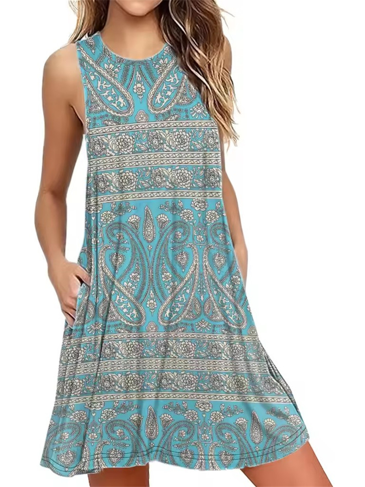 9XL Plus Size Sundress Loose F - مراجعة Romper Floral Print وسعره