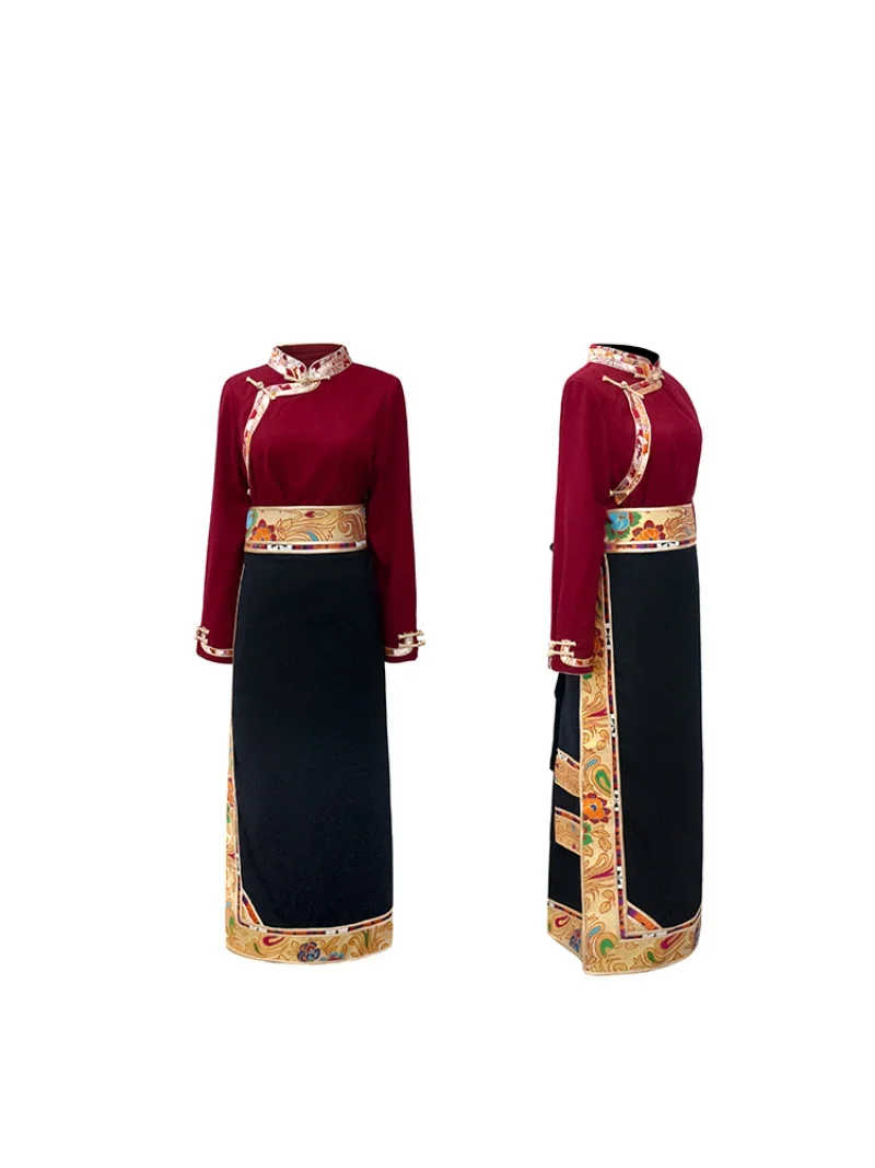 Traditional Tibetan Dress Wrap - مراجعة Linen Dress Wrap وسعره