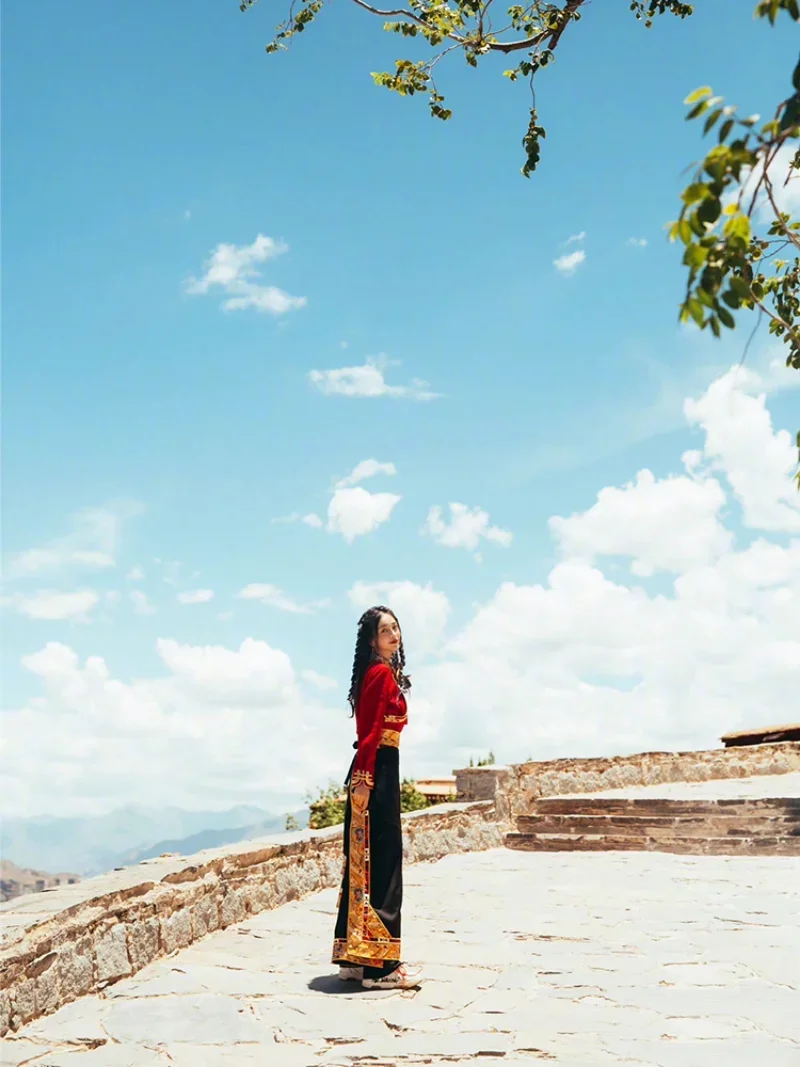 Traditional Tibetan Dress Wrap - مراجعة Linen Dress Wrap وسعره