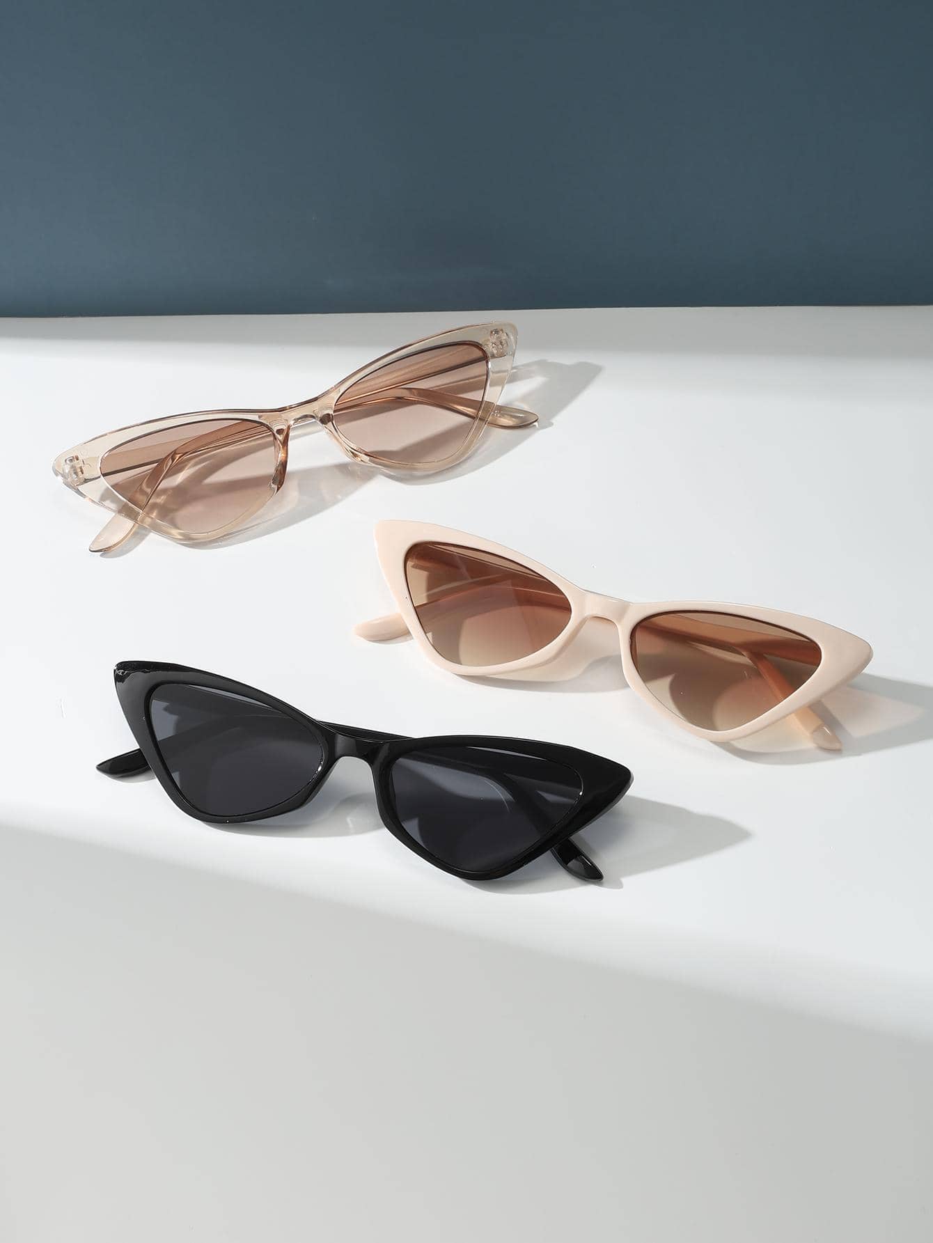 3 Pcs Retro Cat Eye Small Fram - مراجعة Sunglasses Cat Eye وسعره