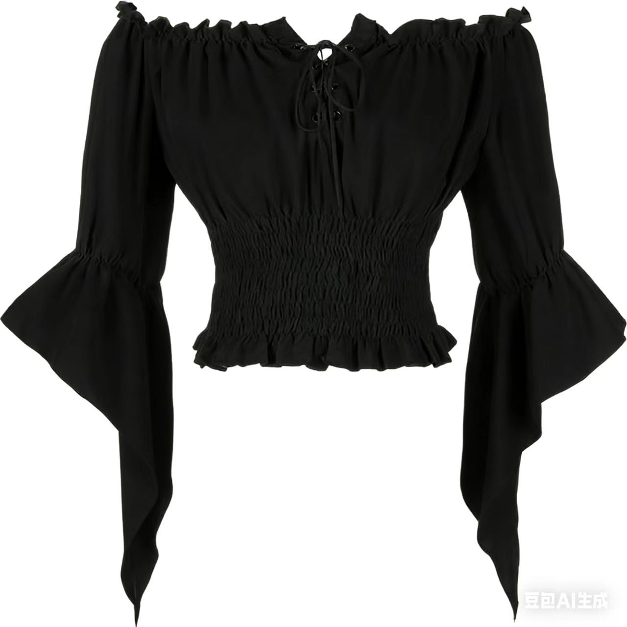 Renaissance Medieval Aristocra - مراجعة Blouse Off Shoulder وسعره