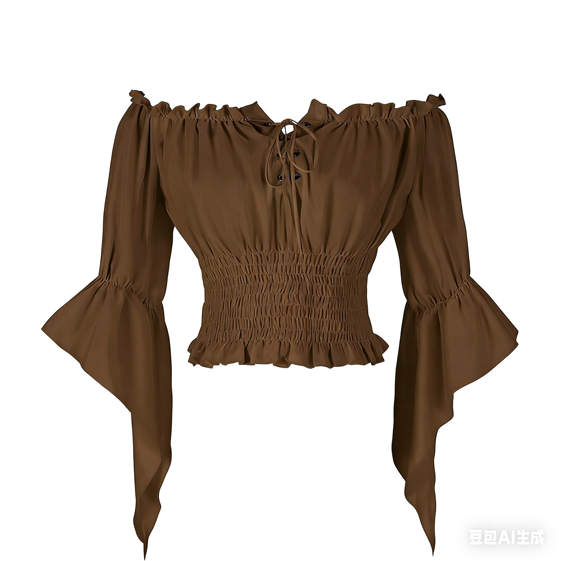 Renaissance Medieval Aristocra - مراجعة Blouse Off Shoulder وسعره