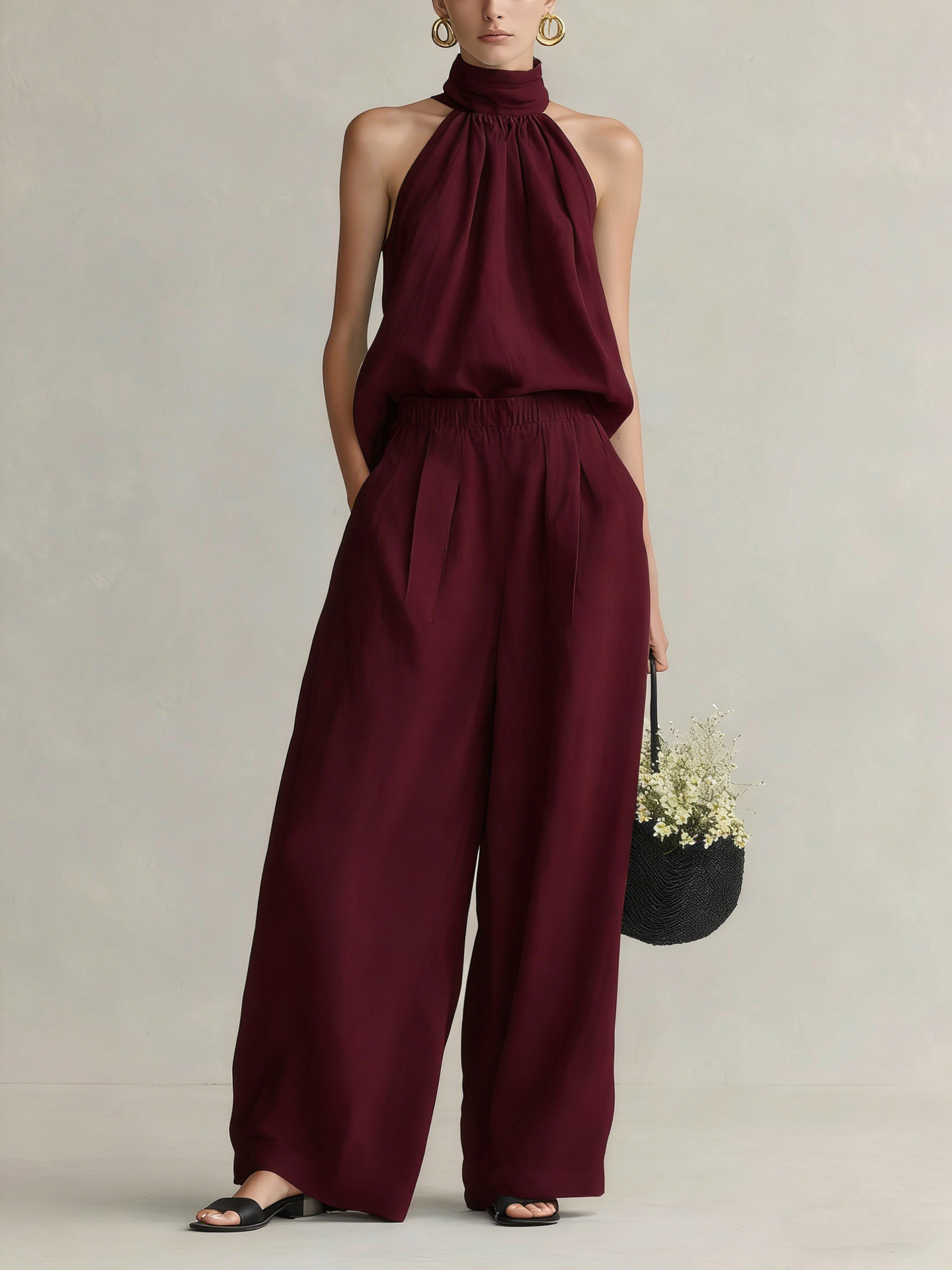 Women's 2026 Summer New Style  - مراجعة Linen Pant Wide وسعره