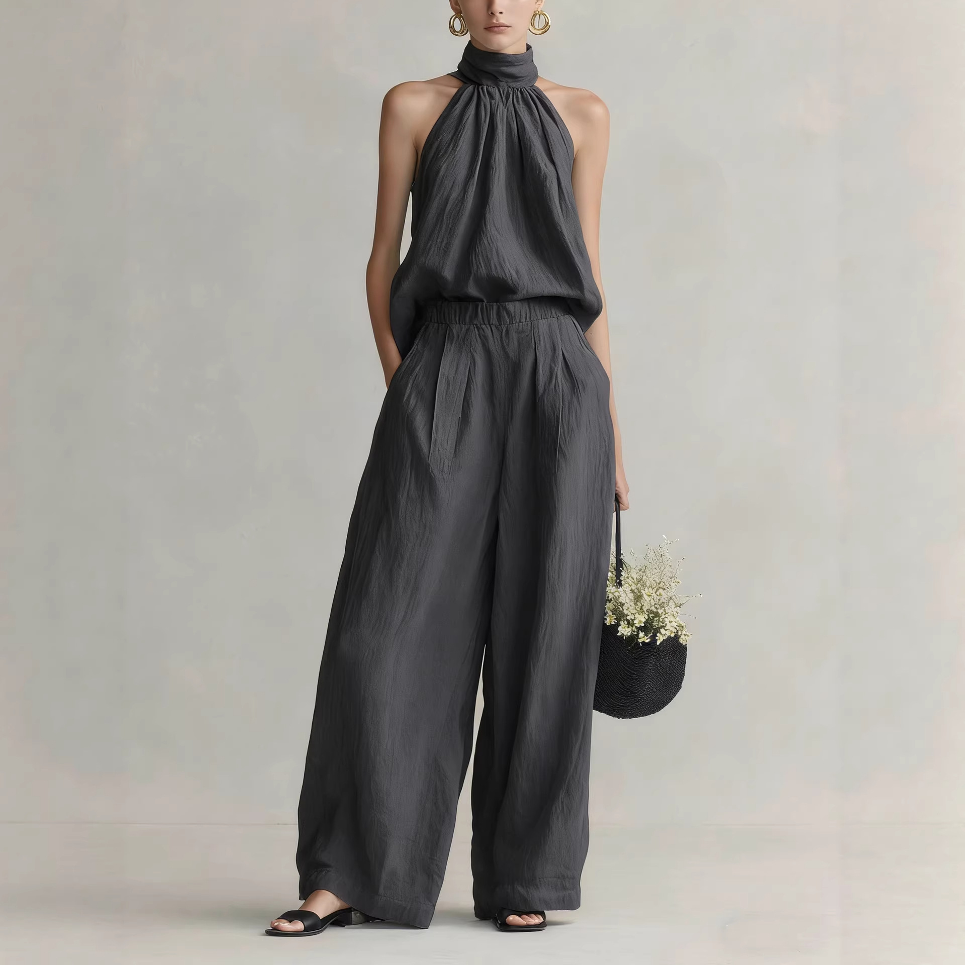 Women's 2026 Summer New Style  - مراجعة Linen Pant Wide وسعره