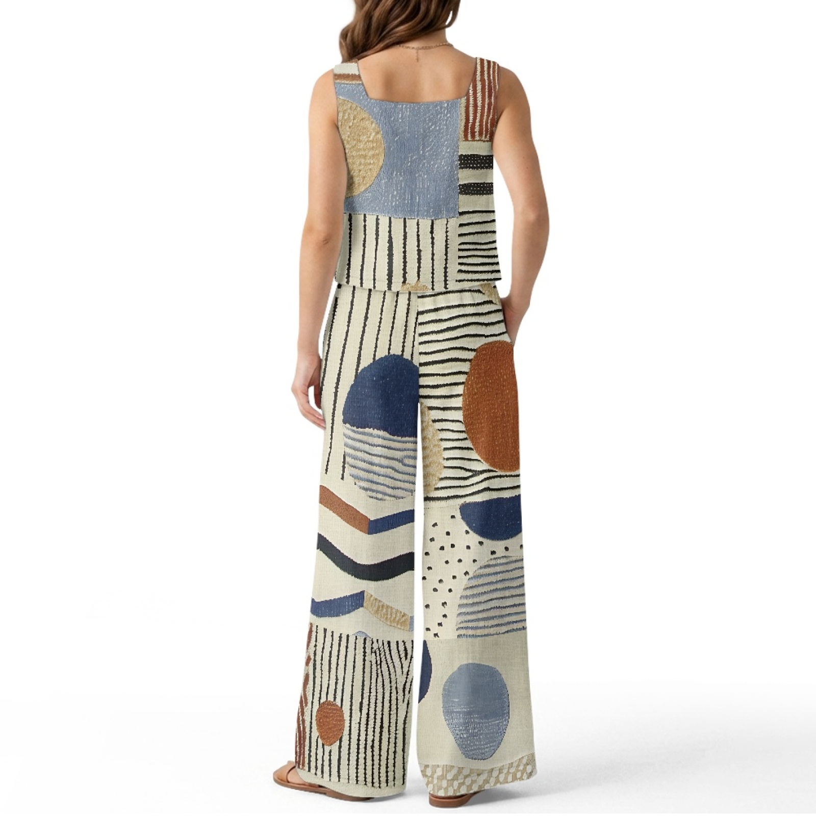 INSTANTARTS Women’s Linen Vest - مراجعة Linen Pant Wide وسعره