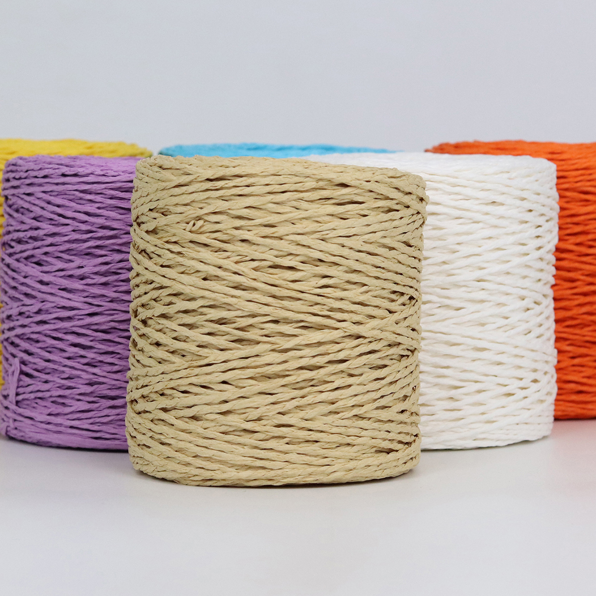 100g Raffia Straw Yarn Handmad - مراجعة Crochet Bag Raffia وسعره