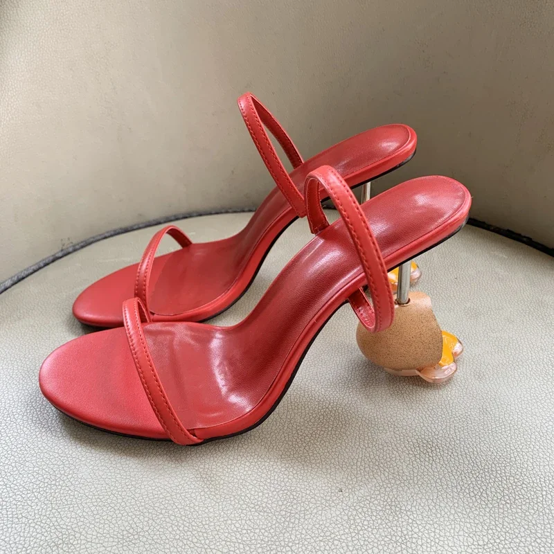 Summer Strappy Sandals Open To - مراجعة Sandal Strappy Heeled وسعره