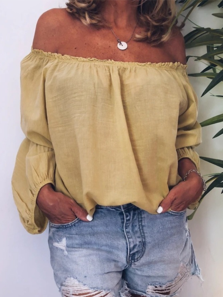 New Chic Women's Off-the-shoul - مراجعة Blouse Off Shoulder وسعره