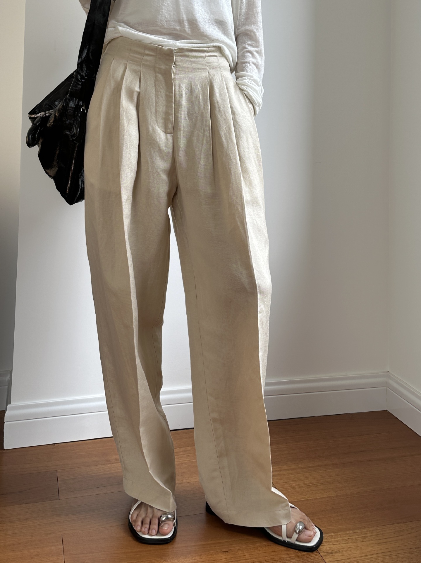 Casual Linen Wide Leg Pants Pl - مراجعة Linen Pant Wide وسعره
