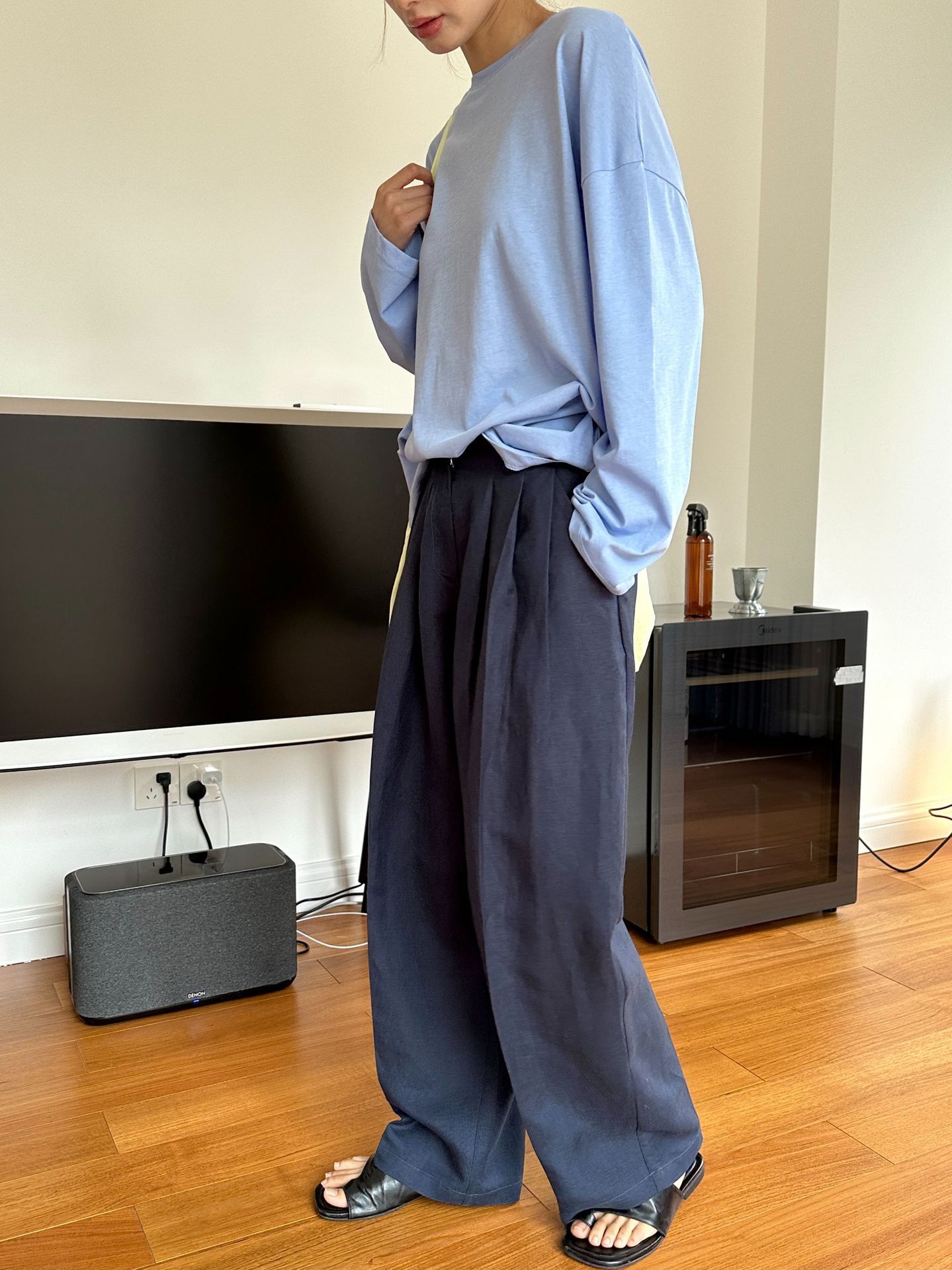 Casual Linen Wide Leg Pants Pl - مراجعة Linen Pant Wide وسعره