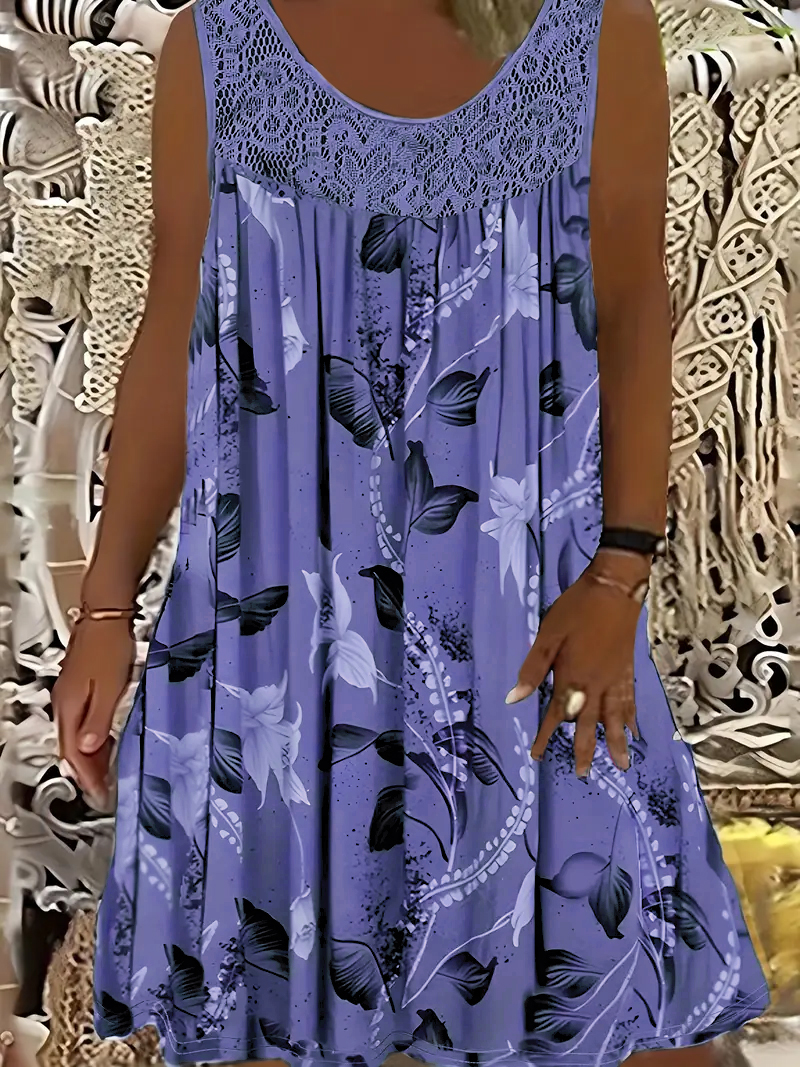 Plus size women's sleeveless r - مراجعة Romper Floral Print وسعره