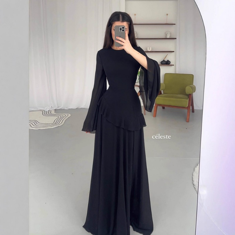 FL Fashion Flare Sleeve Ruff L - مراجعة Linen Dress Wrap وسعره