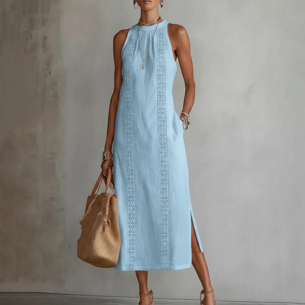 2026 Summer Dress for Women Sl - مراجعة Linen Dress Wrap وسعره
