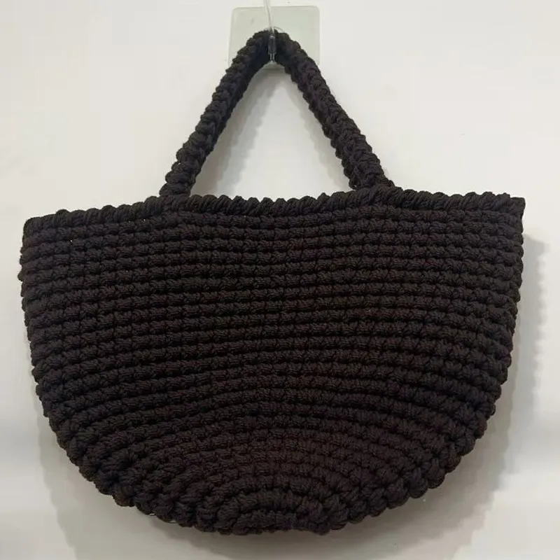 High-end hand-woven straw tote - مراجعة Tote Bag Beach وسعره