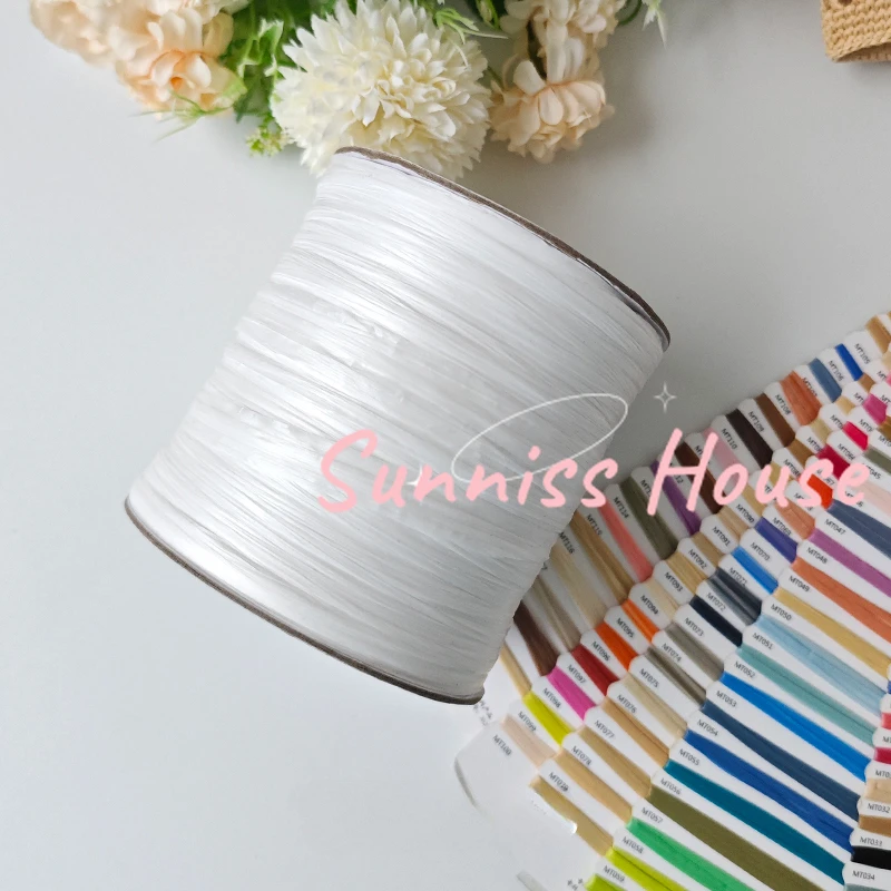 600M Matte Raffia Yarn，330g Ar - مراجعة Crochet Bag Raffia وسعره