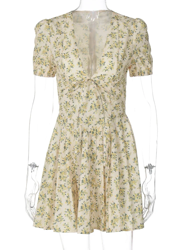 4XL French Floral Dress Plus S - مراجعة Romper Floral Print وسعره