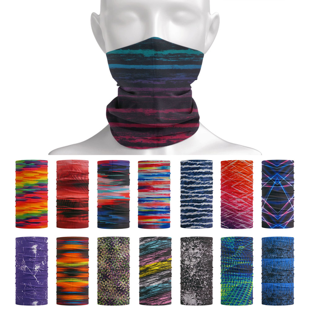 Tie-Dye Stripes Pattern Neckch - مراجعة Headband Summer Knit وسعره