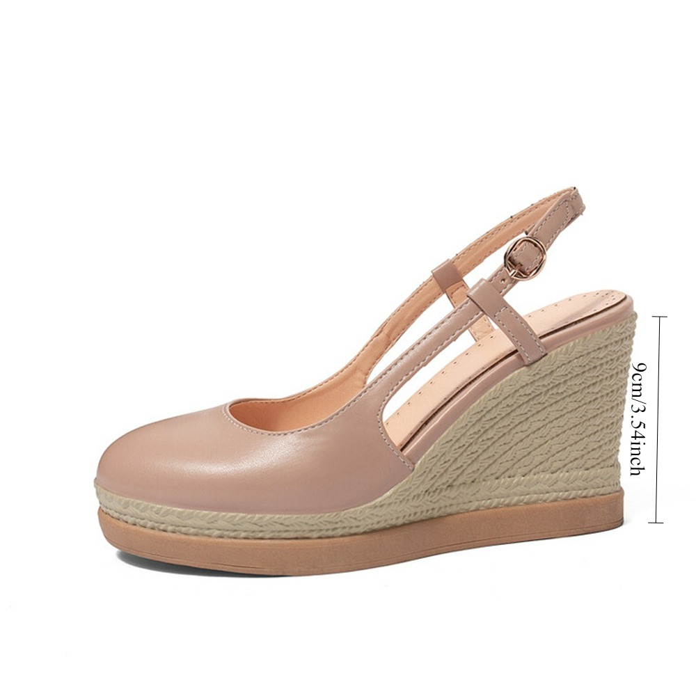 Women's T‑Strap Wedge Sandals  - مراجعة Wedge Espadrille Women وسعره