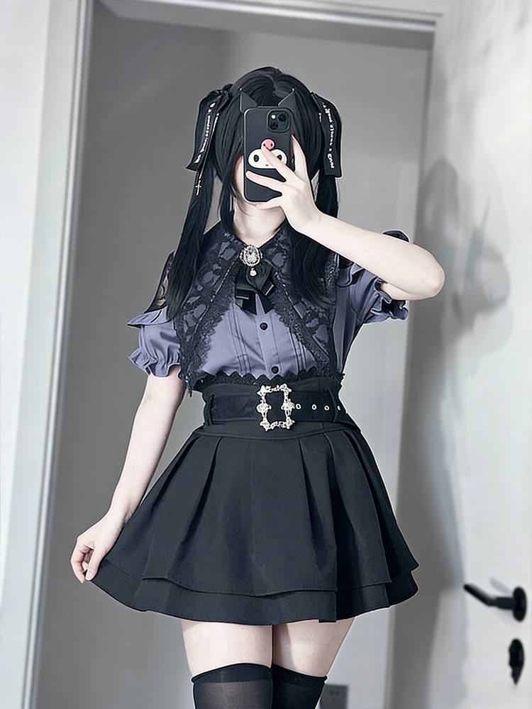 Gothic Style Shoulder Bared Sh - مراجعة Blouse Off Shoulder وسعره