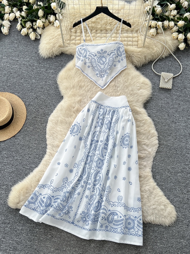 Summer Floral Embroidery Two-P - مراجعة Romper Floral Print وسعره