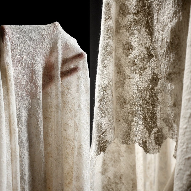 Distressed Vintage Textured Co - مراجعة Linen Dress Wrap وسعره