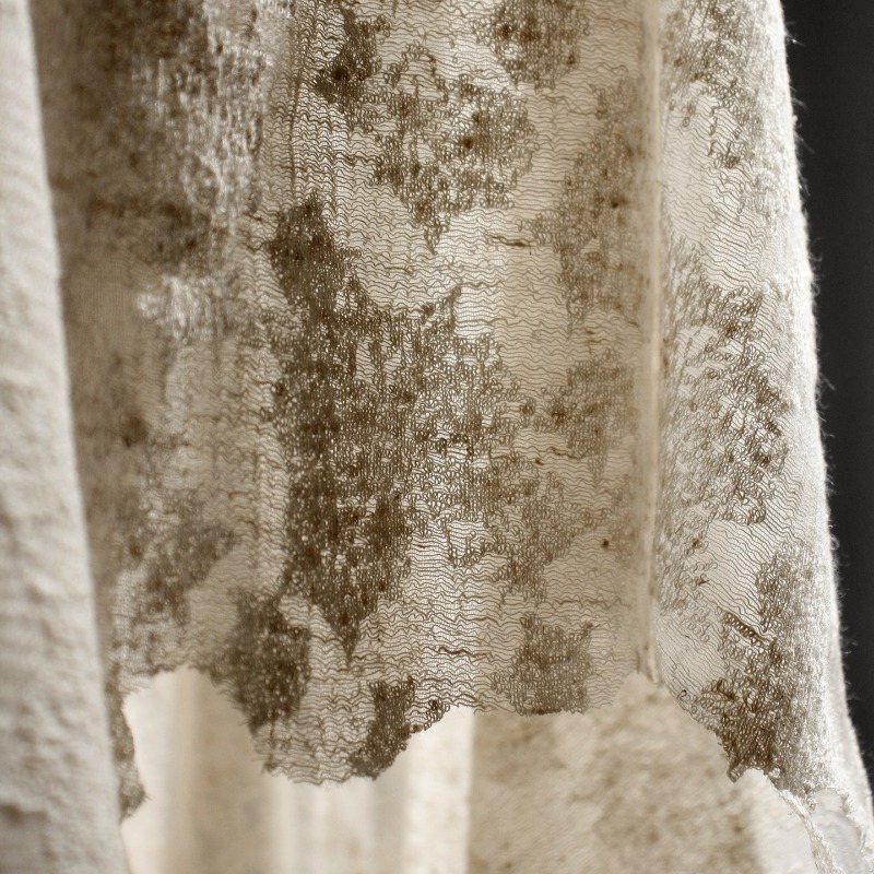 Distressed Vintage Textured Co - مراجعة Linen Dress Wrap وسعره