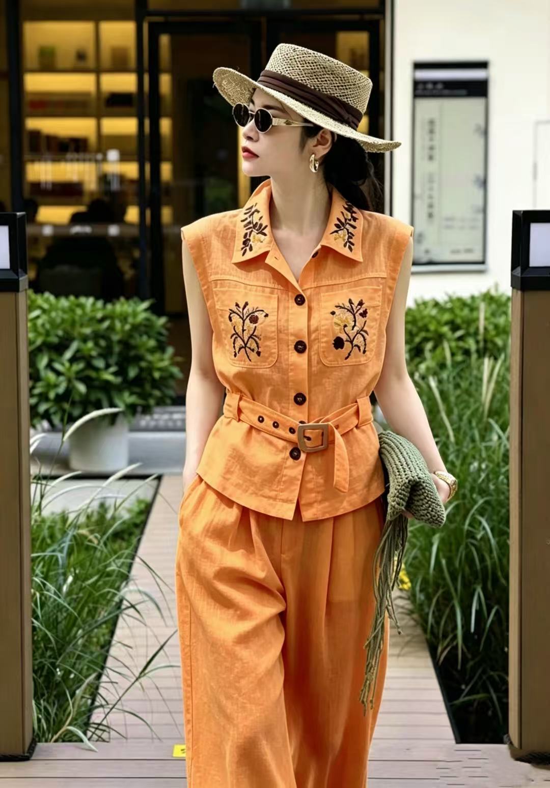 Heavyweight high-quality linen - مراجعة Linen Pant Wide وسعره